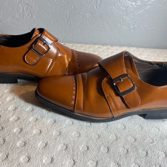 STACY ADAMS KIDS MACMILLIAN 
Cap Toe Monk Strap Dress Shoe - Picture 6 of 16